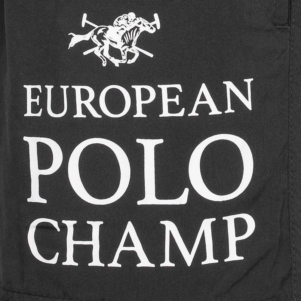 EUROPEAN POLO CHAMP Herren Badeshorts EPCSWIM-SCHWARZ