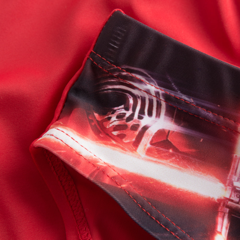 Kylo Ren Star Wars Disney Chłopcy Slipy kąpielowe ER1984-czerwony