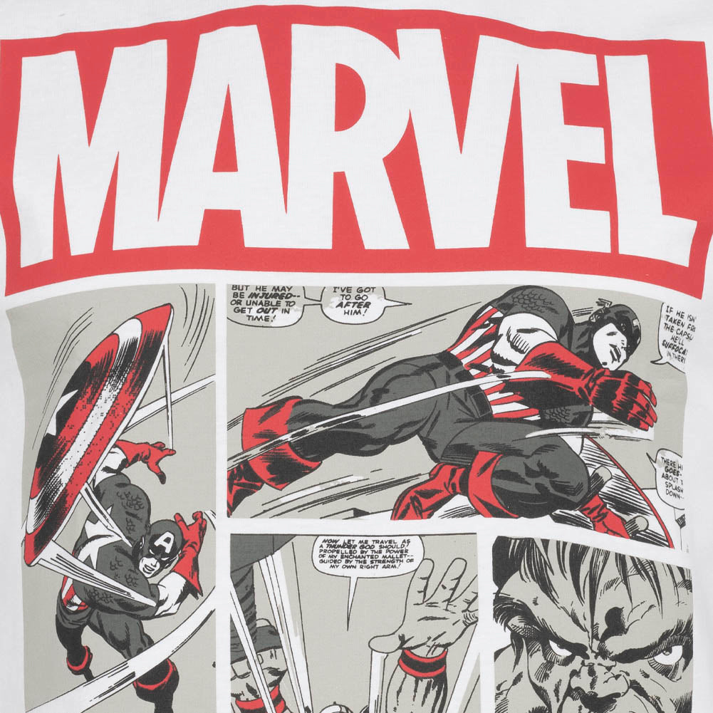 MARVEL Heroes Comics Herren T-Shirt FBMTS301WHT