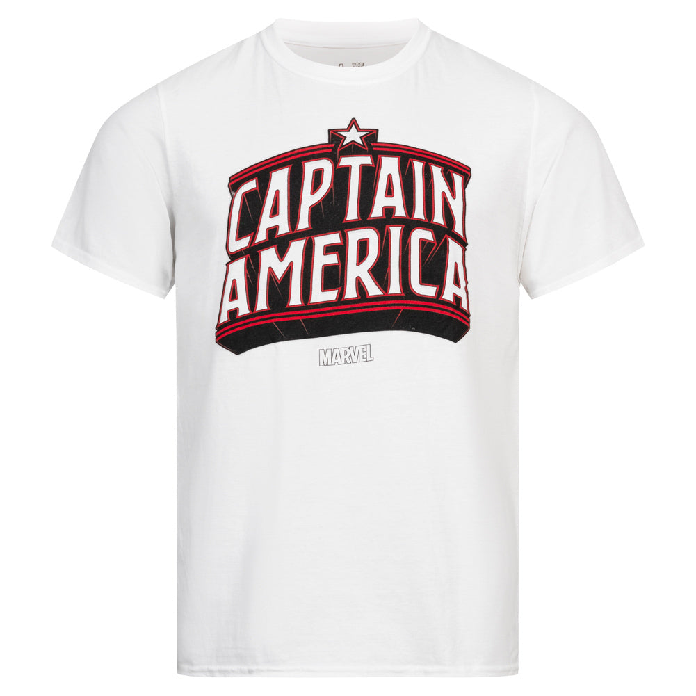 Captain America Marvel Archieve Herren T-Shirt FCMTS060WHT