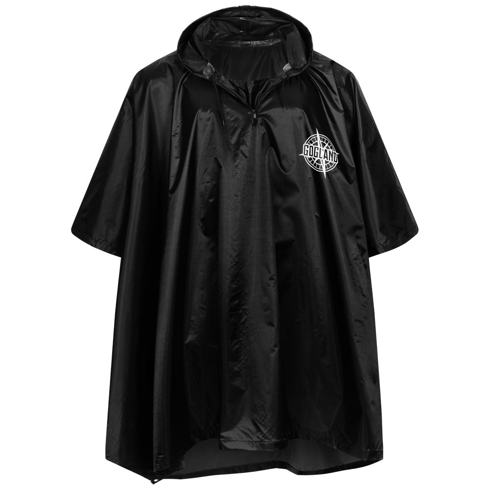 GOGLAND ® Monsun Ponczo przeciwdeszczowe czarny