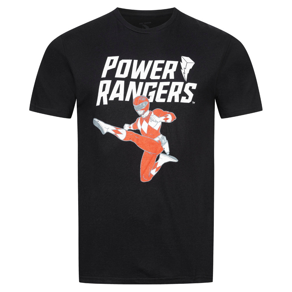 POWER RANGERS Red Ranger Herren T-Shirt HAMTS057BLK