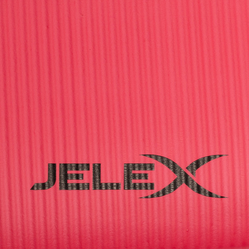 JELEX Namaste Mata do fitnessu i jogi czerwony