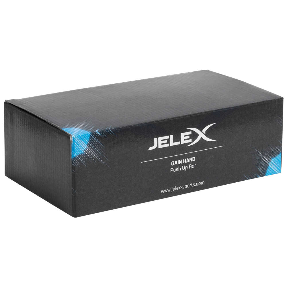 JELEX Gain Hard Push Up Bar Uchwyty do pompek czarny niebieski