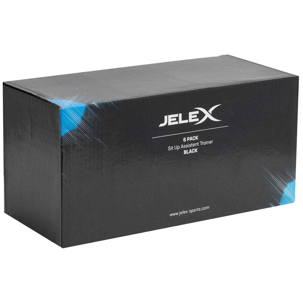 JELEX 6Pack Uchwyt do brzuszków na nogi czarny
