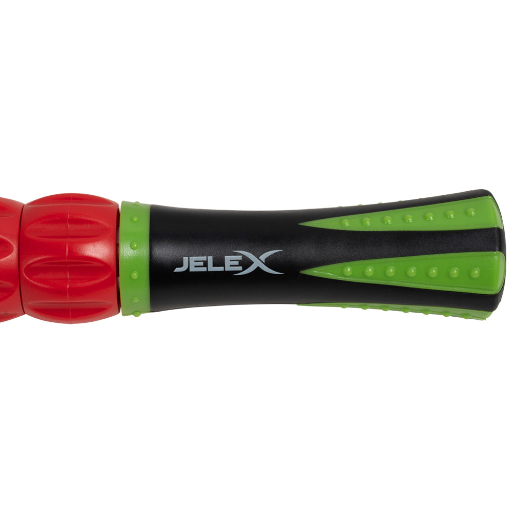 JELEX Easy Up Rolka masująca z obrotowymi kulkami masującymi czarny czerwony