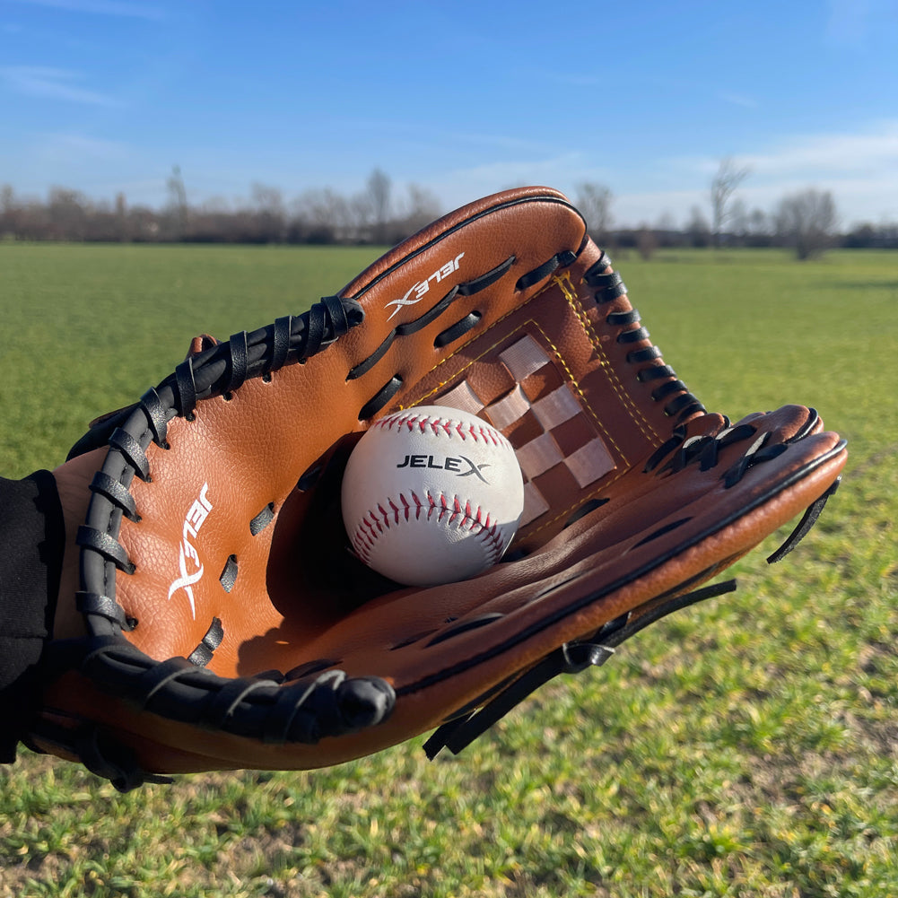 JELEX Safe Catch Rękawica baseballowa (lewa) dla praworęcznych brązowy