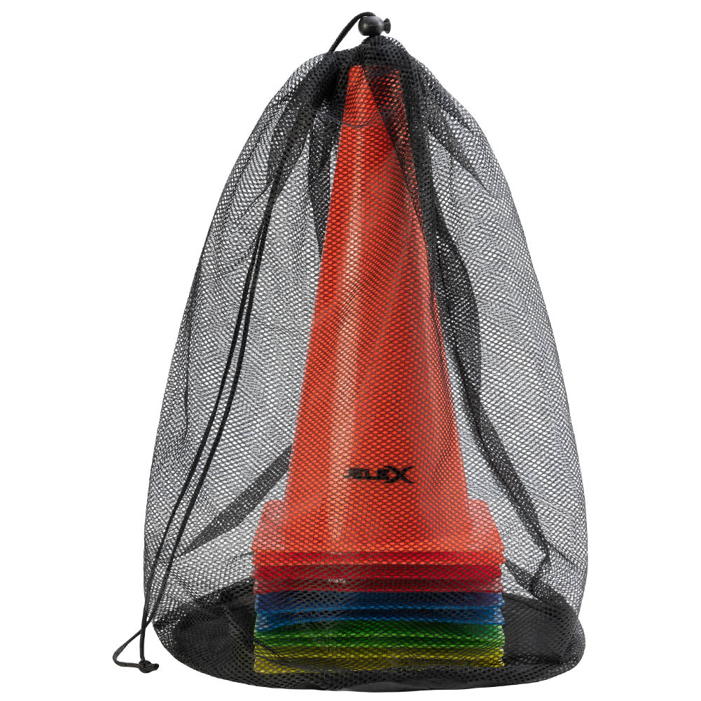 JELEX Dribbler Pachołki treningowe 10 sztuk o wysokości 31 cm