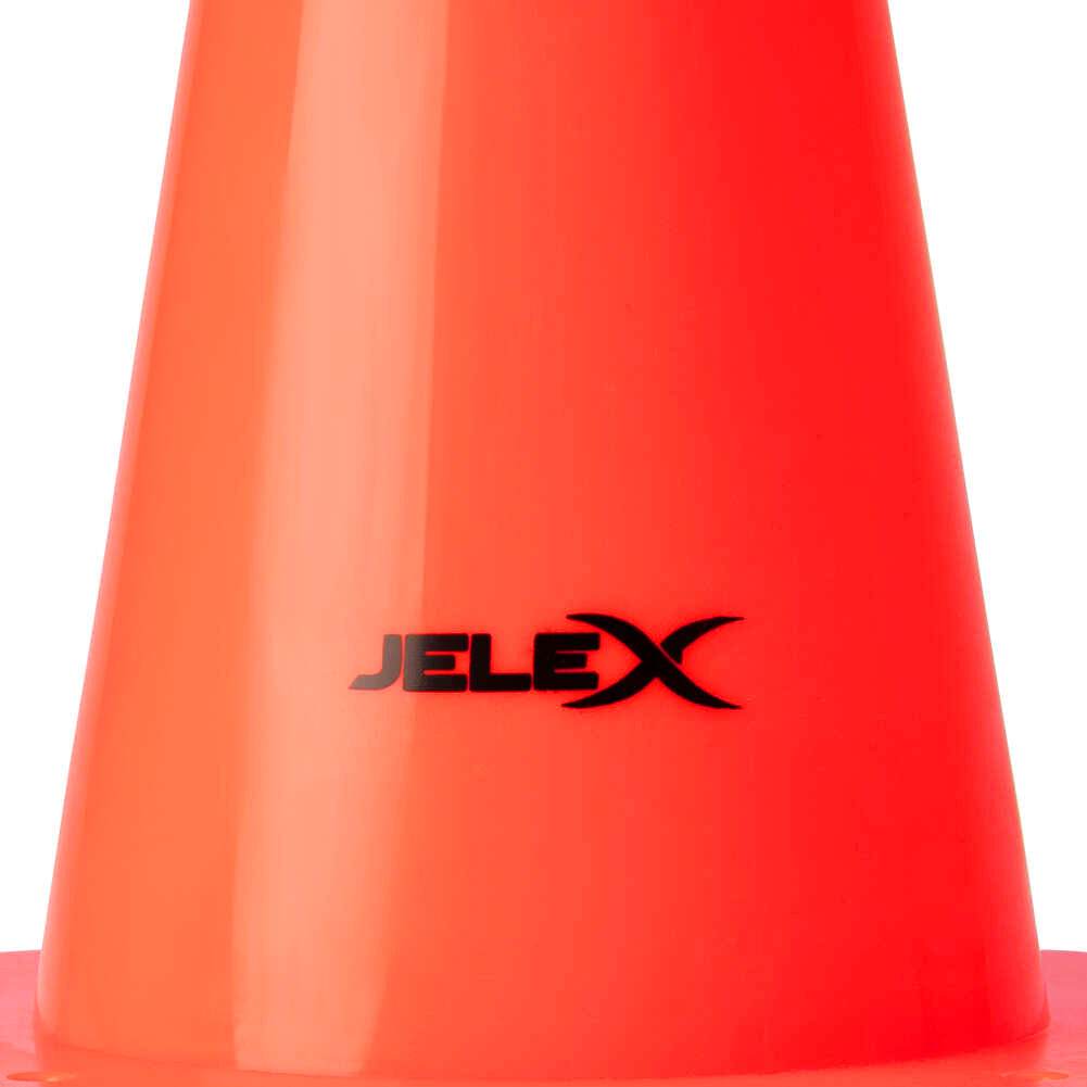 JELEX Dribbler Pachołki treningowe 10 sztuk o wysokości 31 cm