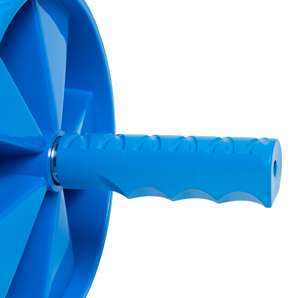 JELEX Sixpack Kółko do ćwiczeń mięśni brzucha Ab Wheel czarno-niebieski