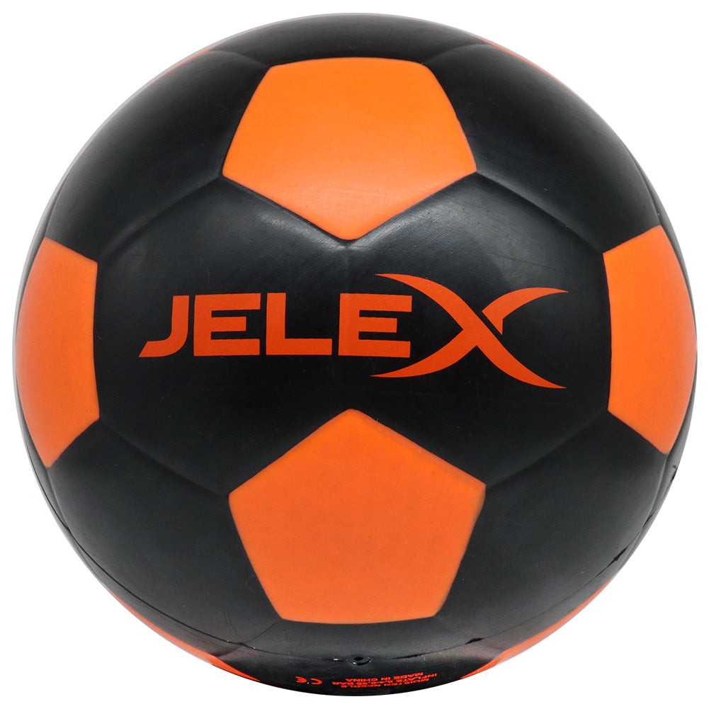JELEX "Neon" LED Leucht Fußball schwarz/orange
