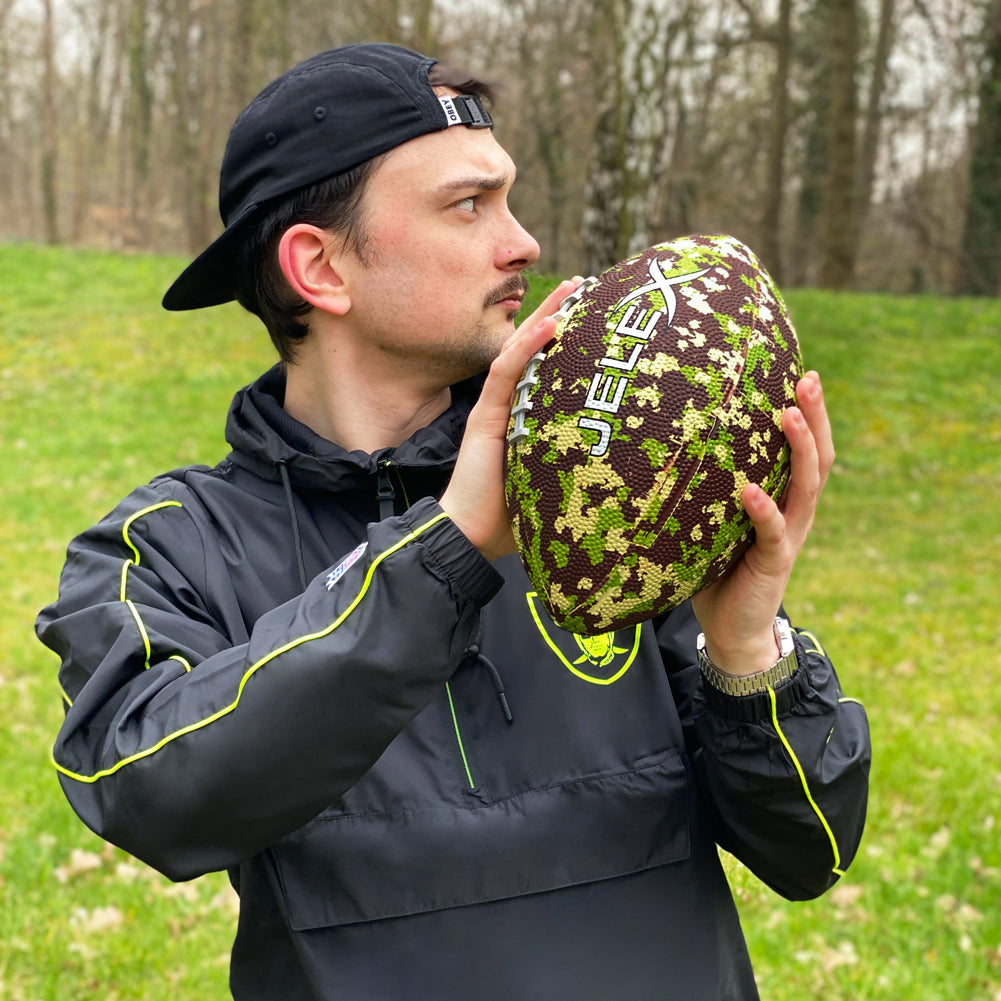 JELEX Touchdown Piłka do futbolu amerykańskiego zielony kamuflaż