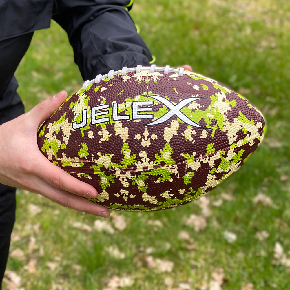 JELEX Touchdown Piłka do futbolu amerykańskiego zielony kamuflaż