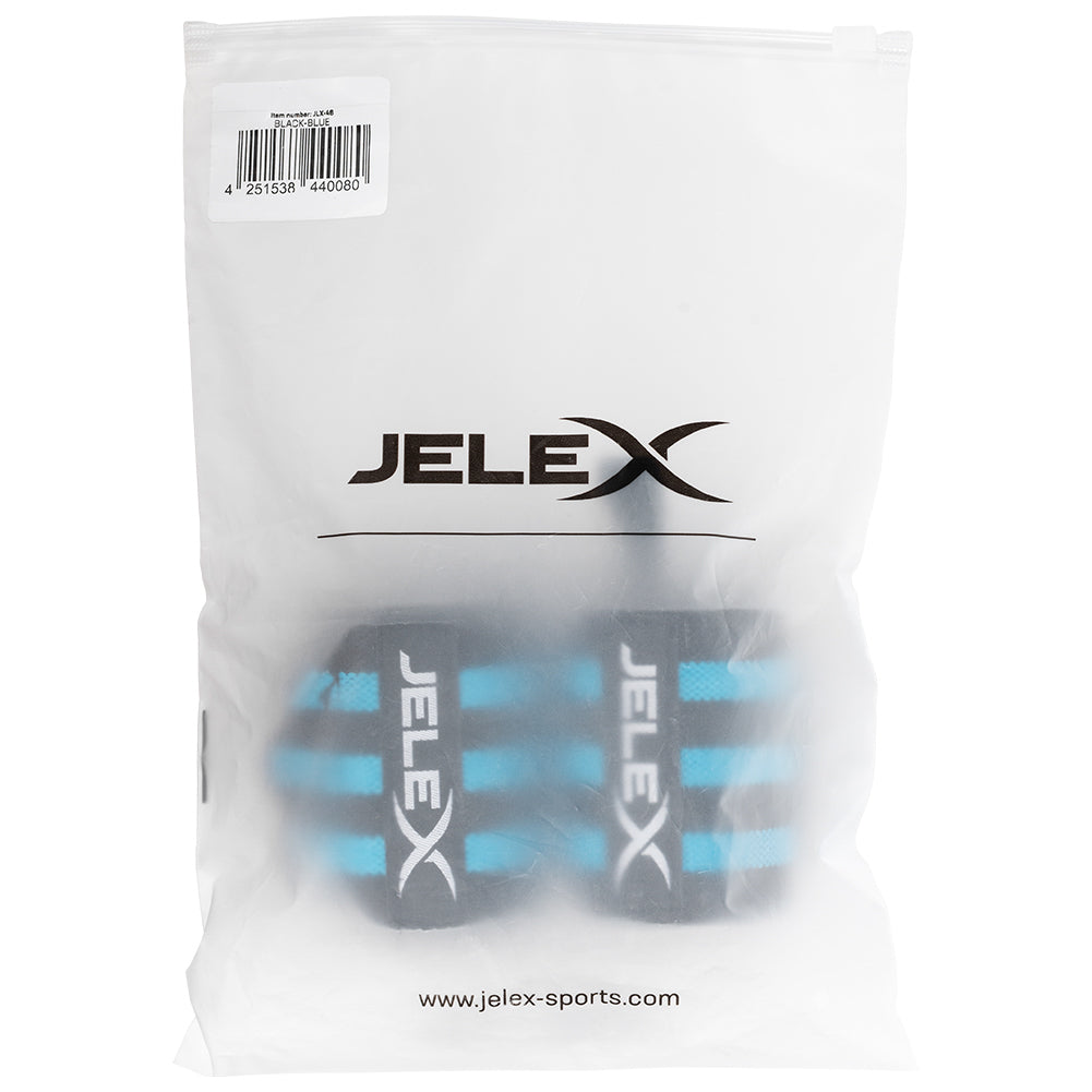 JELEX Strong Owijki na nadgarstki do fitnessu czarno-niebieski