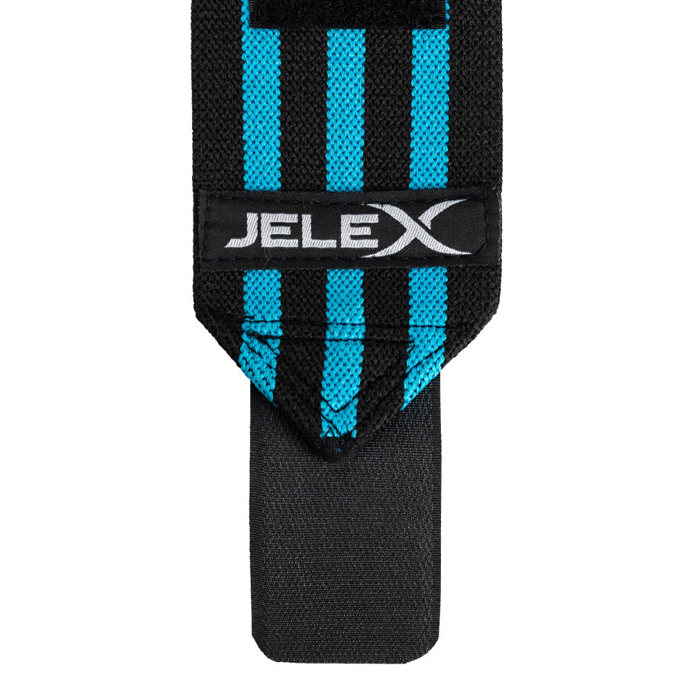 JELEX Strong Owijki na nadgarstki do fitnessu czarno-niebieski