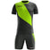 Zeus Kit Alex Herren Trikot-Set mit Shorts grau neongelb – M