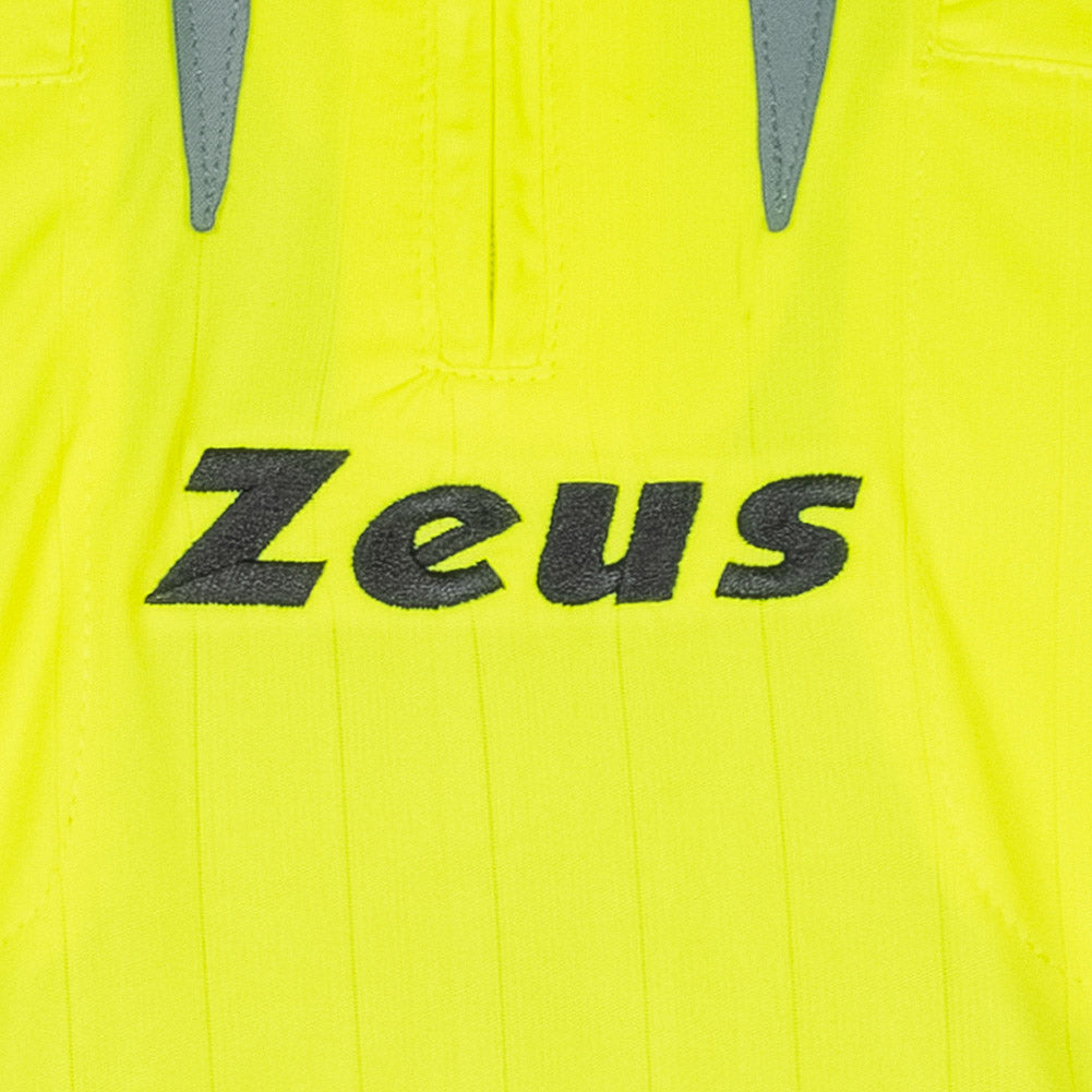 Zeus Mężczyźni Komplet sędziowski koszulka ze spodenkami Neonowy żółty