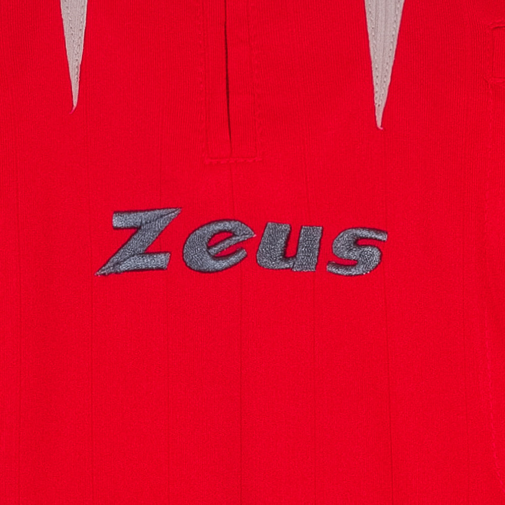 Zeus Mężczyźni Komplet sędziowski koszulka ze spodenkami Czerwony