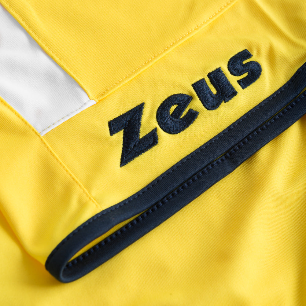 Zeus Kit Flora Kobiety Koszulka koszykarska ze spodenkami żółty