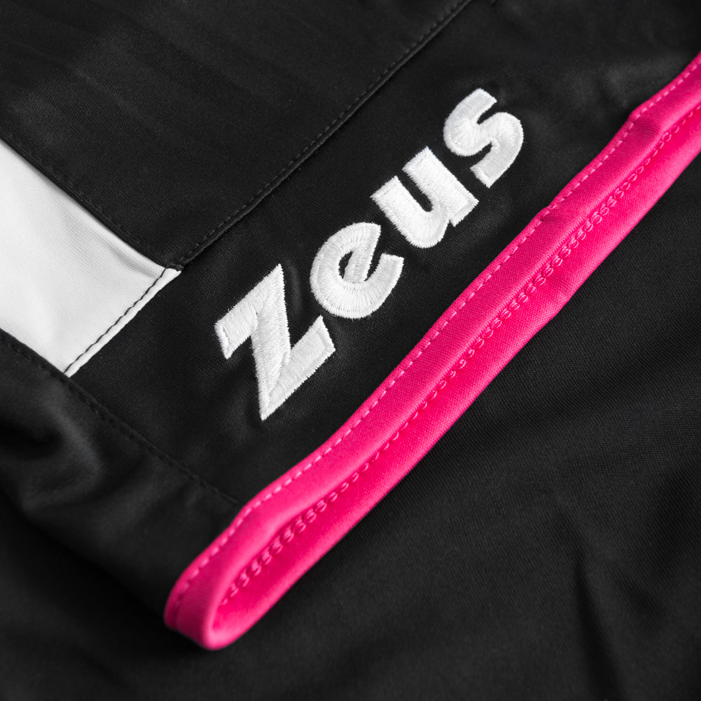 Zeus Kit Flora Kobiety Koszulka koszykarska ze spodenkami czarny