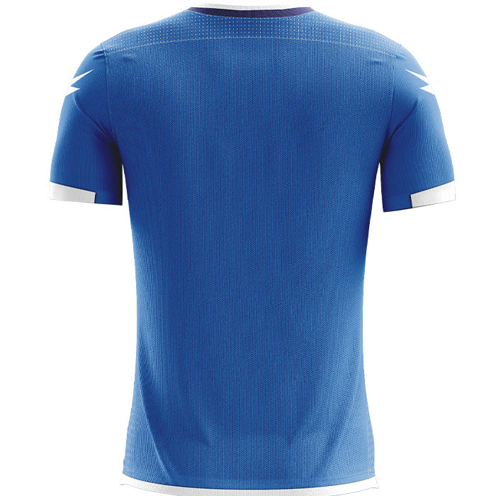 Zeus Icon Teamwear Set Koszulka ze spodenkami światło białe royal blue
