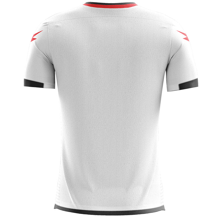 Zeus Icon Teamwear Set Koszulka ze spodenkami biały czerwony