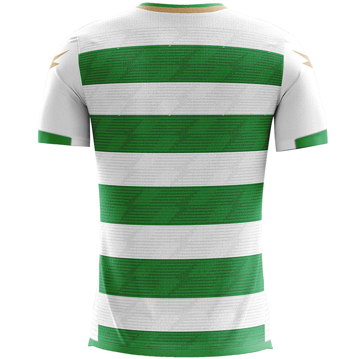 Zeus Icon Teamwear Set Koszulka ze spodenkami biały zielony