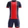 Zeus Icon Teamwear Set Koszulka ze spodenkami granatowoczerwony – S|M