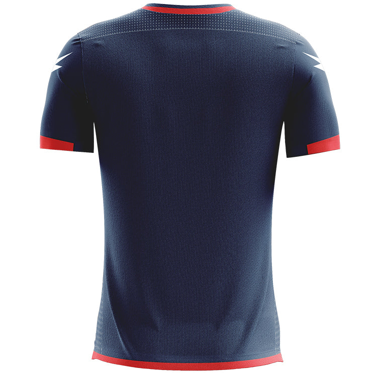 Zeus Icon Teamwear Set Koszulka ze spodenkami granatowoczerwony