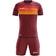 Zeus Icon Teamwear Set Koszulka ze spodenkami ciemnoczerwony pomarańczowy – S|M