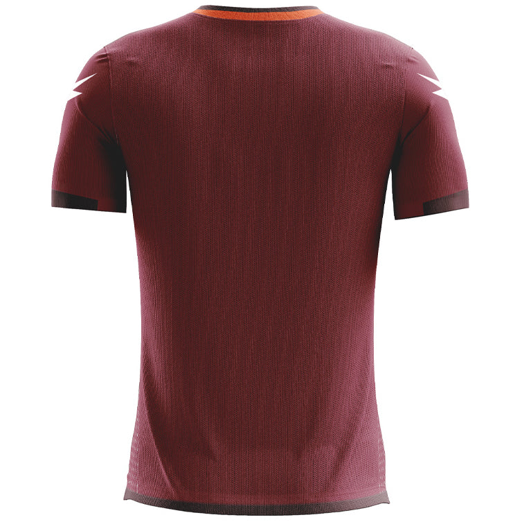Zeus Icon Teamwear Set Koszulka ze spodenkami ciemnoczerwony pomarańczowy