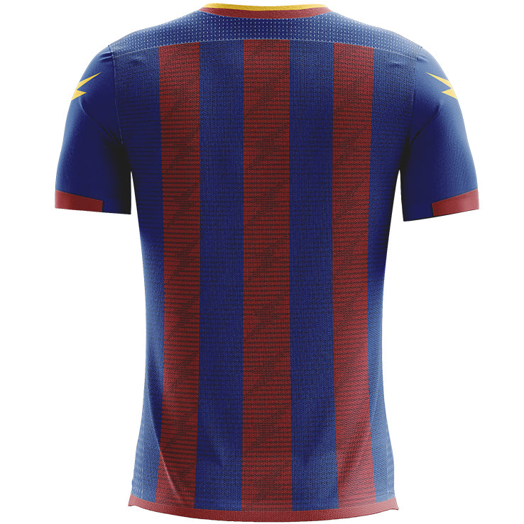 Zeus Icon Teamwear Set Koszulka ze spodenkami royal blue ciemnoczerwony