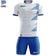 Zeus Mundial Teamwear Set Trikot mit Shorts weiß royal – 128 YS|3XS