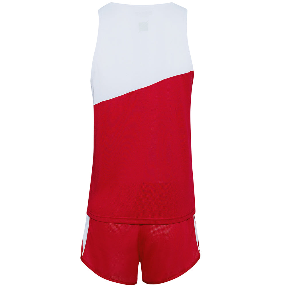 Zeus Kit Robert Mężczyźni Kombinezon do lekkoatletyki Koszulka ze spodenkami czerwony