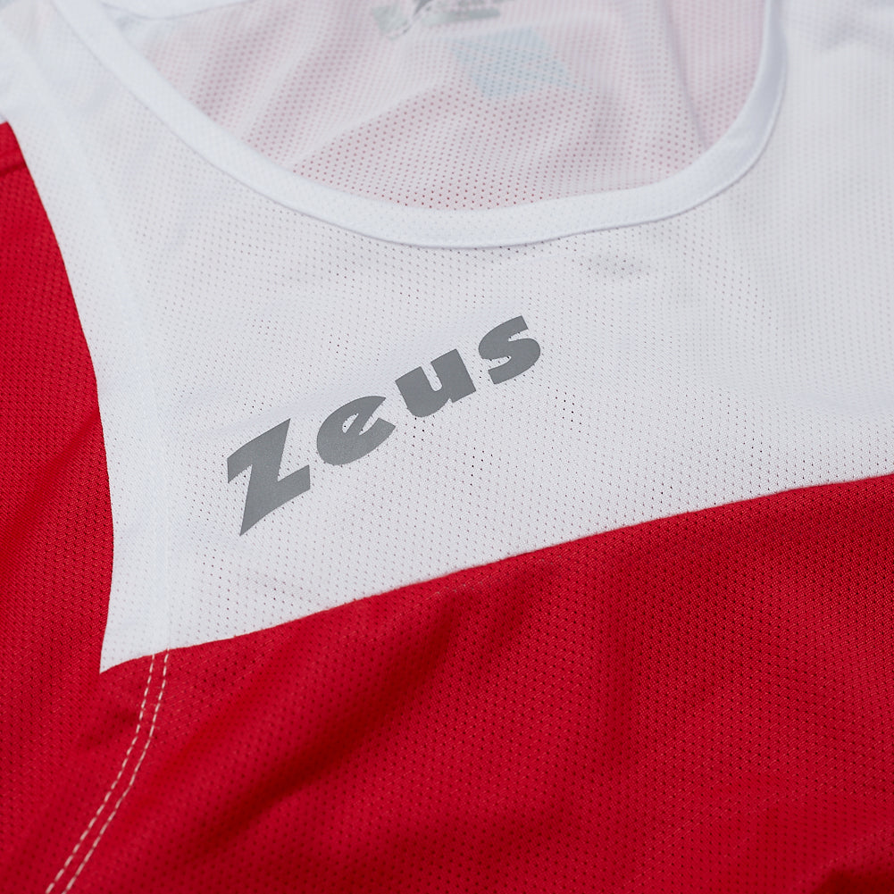 Zeus Kit Robert Mężczyźni Kombinezon do lekkoatletyki Koszulka ze spodenkami czerwony