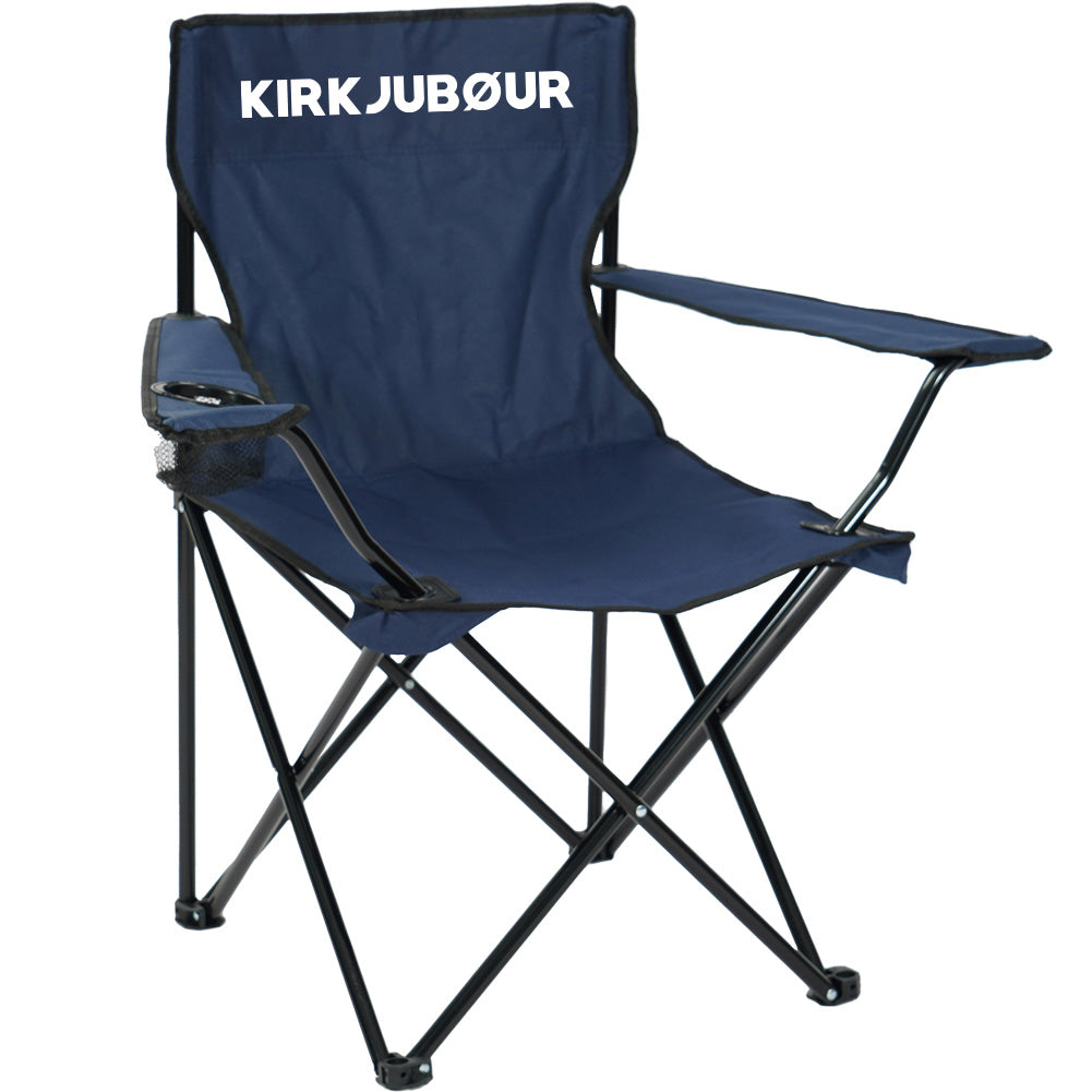 KIRKJUBØUR® "Njörd" Campingstuhl navy