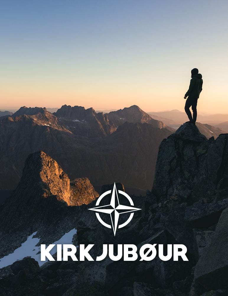 KIRKJUBØUR® "Fryse" Unisex Schal grün
