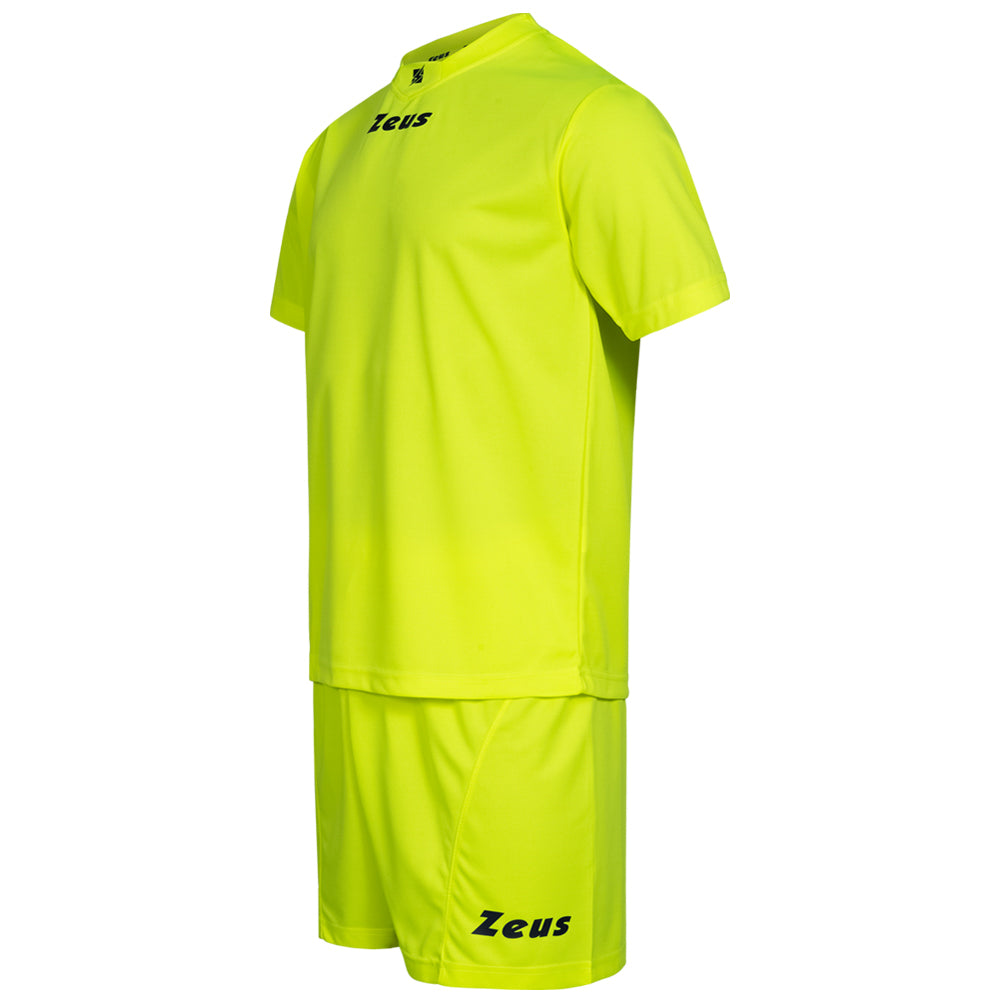 Zeus Kit Promo Zestaw piłkarski 2-częściowy neonowy żółty