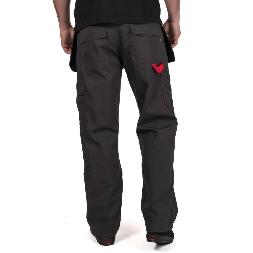 Lee Cooper Holster Pocket Workwear Herren Arbeitshose grau-schwarz LCPNT216-GRY-BLK