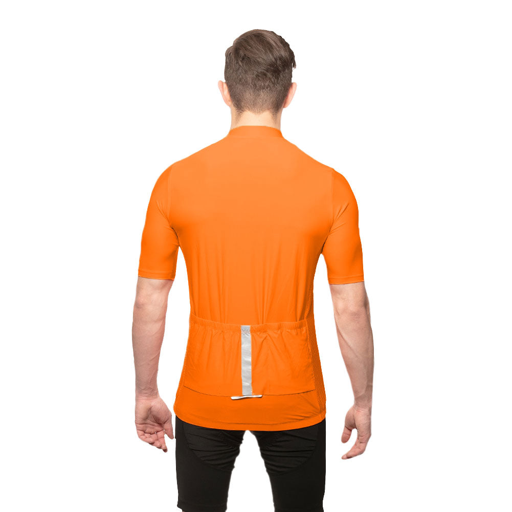 LEANDRO LIDO "Portofino" Herren Radsport Kurzarm Trikot orange