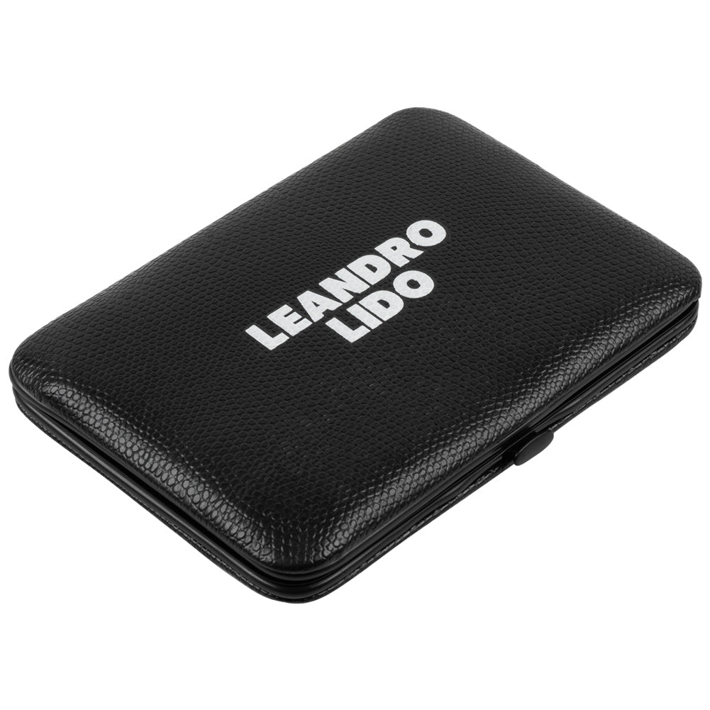 LEANDRO LIDO "Brescia" Maniküre/Pediküre Set 19-tlg schwarz