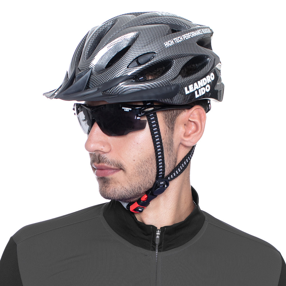 LEANDRO LIDO Zaawansowany technicznie kask rowerowy Freno w kolorze czarnym
