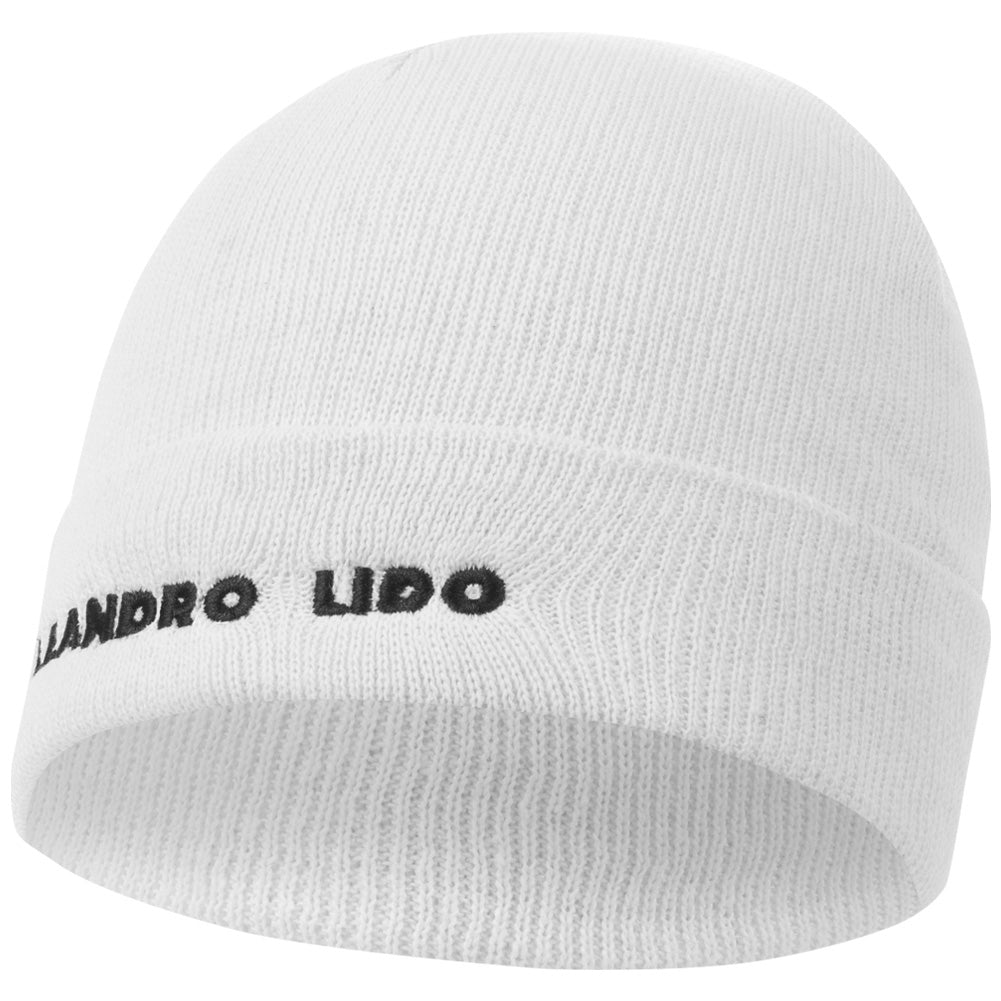 LEANDRO LIDO "Callata" Beanie Czapka zimowa biały