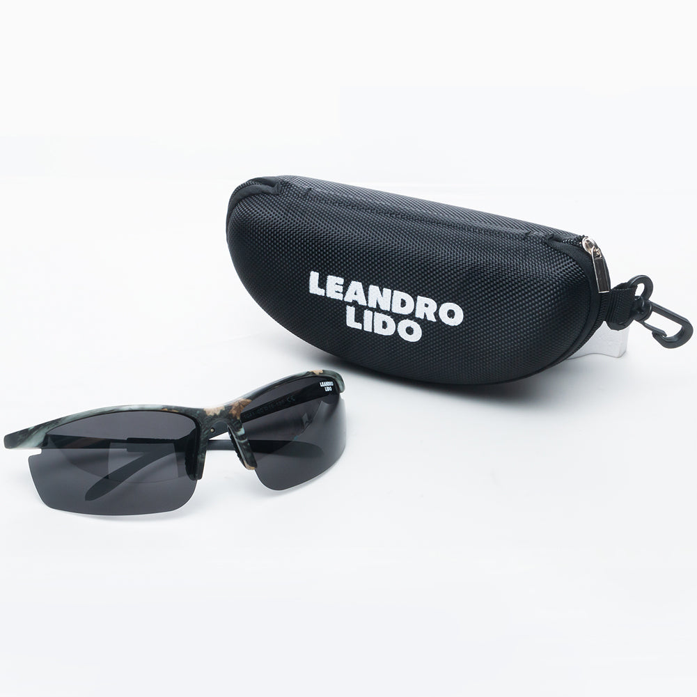 LEANDRO LIDO Power Sportowe okulary przeciwsłoneczne moro/czarny
