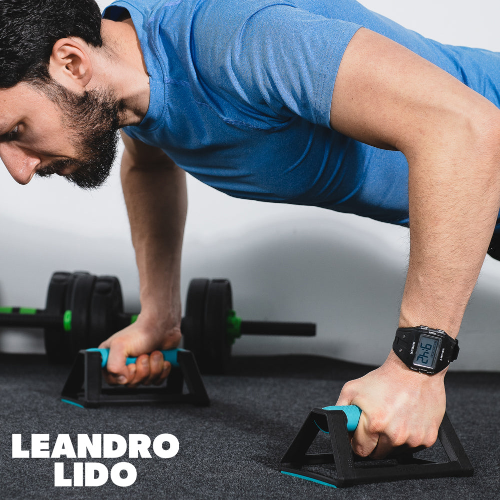 LEANDRO LIDO "Sterpeto" Unisex Sport Uhr schwarz