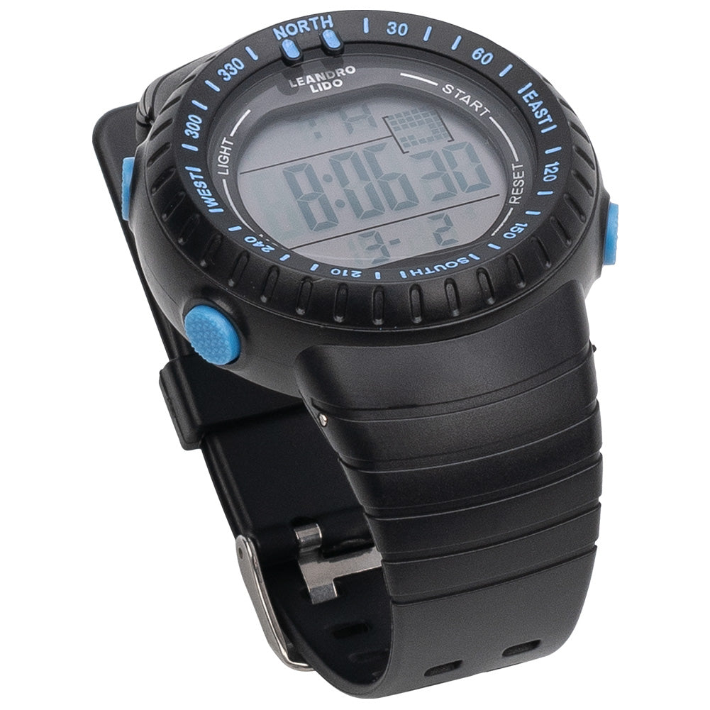 LEANDRO LIDO "Vescia" Unisex Sport Uhr schwarz/blau