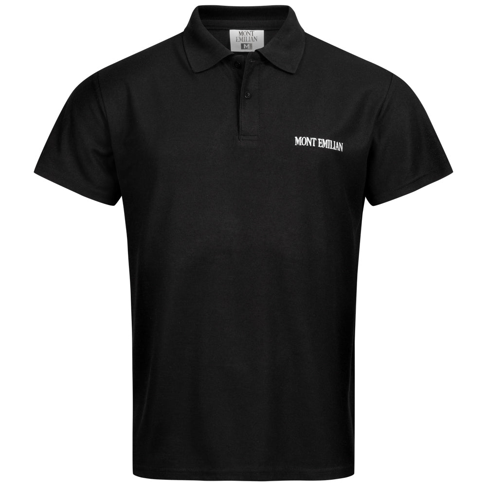 MONT EMILIAN "Caen" Mężczyźni Koszulka polo basic czarny
