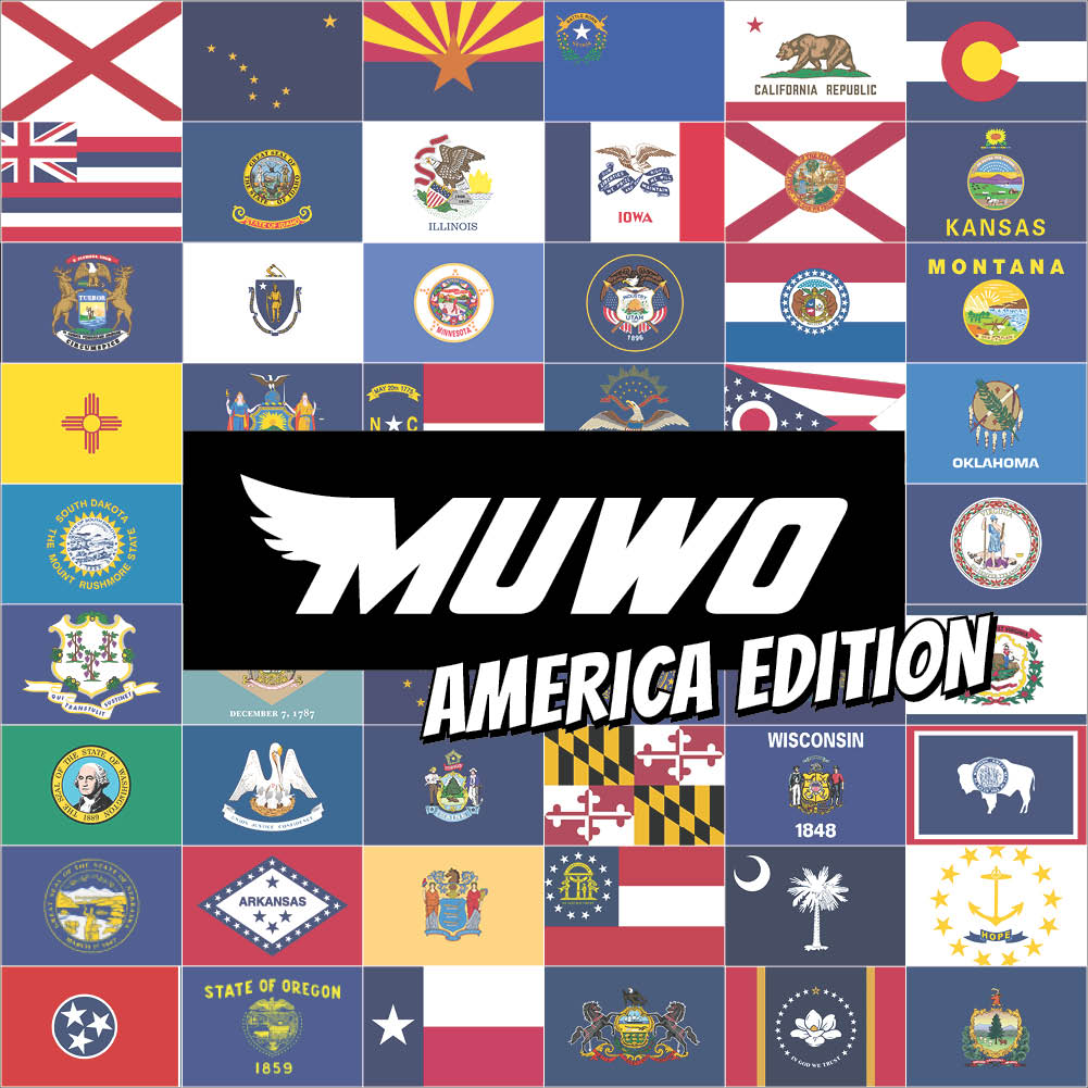 New Jersey MUWO "America Edition" Flagge 90x150cm