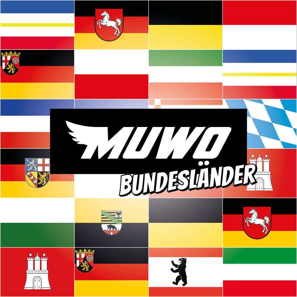 Hessen MUWO "Deutschland" Flagge 90x150cm