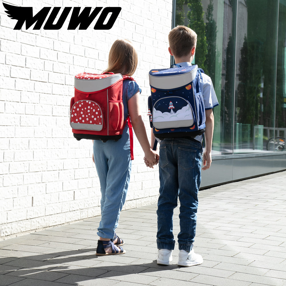 MUWO "Lil Elon" Kinder Schulranzen Set 5-tlg.